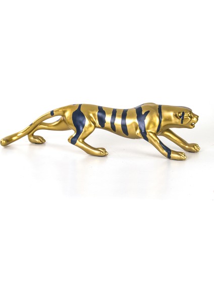 Leopar Dekor Dore 58,5X13,5X14 cm