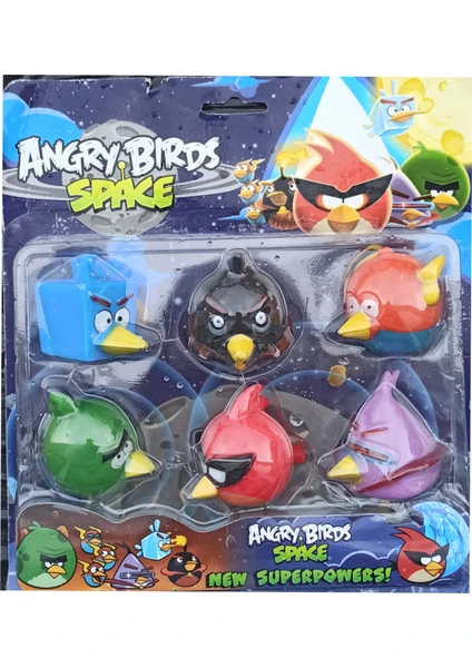 Angry Birds 6 Figür Oyuncak Angry Birds Karakterleri