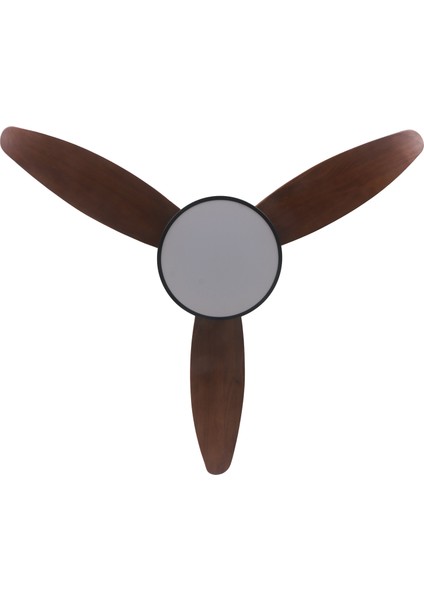 Darkwind Siyah Motorlu Kahverengi Kanatlı Aydınlatmalı Uzaktan Kumandalı 122cm Tavan Vantilatörü modelleri