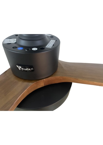 Darkwind Siyah Motorlu Kahverengi Kanatlı Aydınlatmalı Uzaktan Kumandalı 122cm Tavan Vantilatörü indirimleri