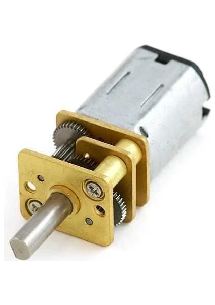 6V 12MM 500 Rpm Redüktörlü Mikro Dc Motor