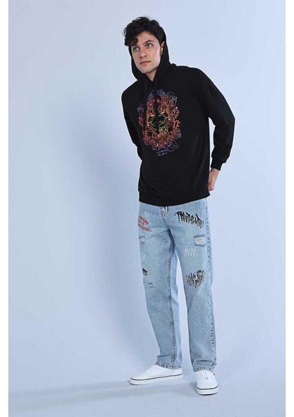 Ecko Unltd Gang Siyah Erkek Kapüşonlu Hoodie
