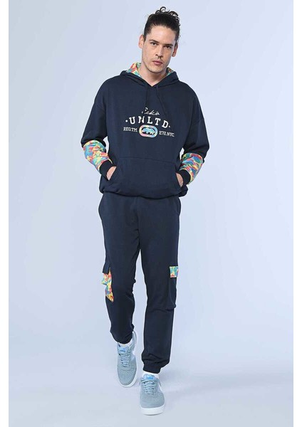 Ecko Unltd Jag Lacivert Erkek Dokuma Parçalı, Cepli Eşofman Alt fırsatları