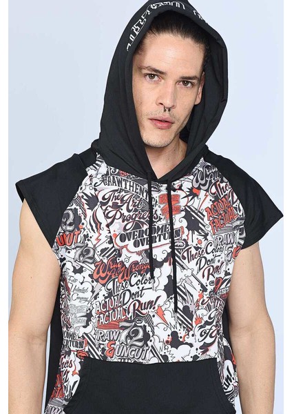 Ecko Unltd Hetty Siyah Erkek Kapüşonlu Hoodie