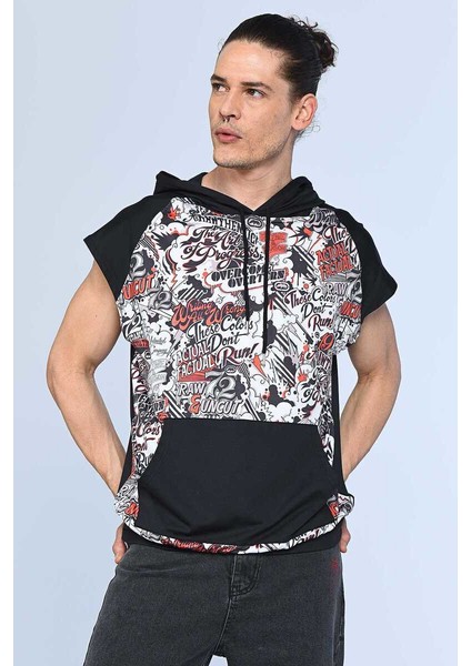 Ecko Unltd Hetty Siyah Erkek Kapüşonlu Hoodie