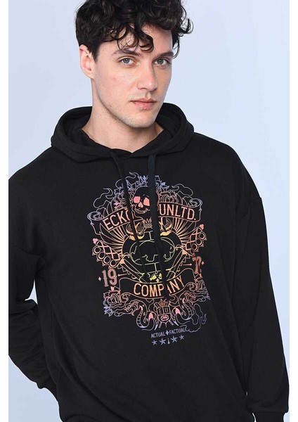 Ecko Unltd Gang Siyah Erkek Kapüşonlu Hoodie modelleri