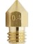 Sanec 3D Yazıcı Mk8 Extruder Nozzle 0.4mm 1.75MM 1