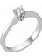 F Renk 0,20 Karat Pırlanta Tektaş Yüzük 0417R0222 1