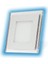 10 W 3000 K 850 Lm Sıva Altı Camlı Led Panel Kare Sarı Işık Kademeli Mavi Işık 1