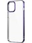 - Apple iPhone 12 - Kılıf Arkası Şeffaf Kenarları Renkli Pixel Kapak - Açık Mor 1