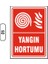Yangın Hortumu Uyarı Ikaz Levhası 25X35 cm 1