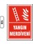 Yangın Merdiveni Uyarı Ikaz Levhası 25X35 cm 1