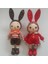 Bay Miti ve Bayan Mini Amigurumi Organik Oyuncak 1