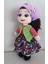 Yöresel Köylü Kızı Bebek Amigurumi Organik Oyuncak 2