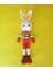 Noel Tavşanı Amigurumi Organik Oyuncak 1