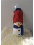 Kırmızı Şapkalı Kardan Adam Amigurumi Organik Oyuncak 1