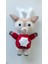 Kazaklı Geyik Amigurumi Organik Oyuncak 1