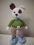 Sevimli Köpek Uyku Arkadaşı Amigurumi Organik Oyuncak 1