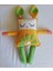 Tavşan Yastık Uyku Arkadaşı Amigurumi Organik Oyuncak 1