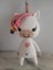 Sevimli Unicorn Amigurumi Organik Oyuncak 1