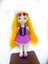 Sevimli Rapunzel Bebek Amigurumi Organik Oyuncak 1
