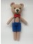 Papyonlu Ayıcık Amigurumi Organik Oyuncak 1