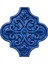 12x12 Ottoman Çiçekli Arabesk Kobalt Çini 1