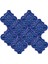 12x12 Ottoman Çiçekli Arabesk Kobalt Çini 2