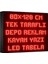 Depo Tabela Reklam Kırmızı Kayan Yazı LED Tabela 80X128 cm Tek Taraflı Depo Reklam Tabela Depo Tabela Reklam 1