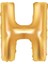 H Harfli Folyo Balon Gold 76 cm 1