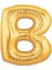 B Harfli Folyo Balon Gold 76 cm 1