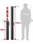 Round Air Rod Case 88-153CM Siyah Kamış Koruma Çantası 2