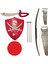 Doğal Ahşap Ok Yay + Korsan Kalkan + Kılıç + Yay Kını + Sadak + Hedef, Kırmızı Oyuncak 1