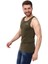 Erkek Kolsuz T-Shirt Gatan Haki 3