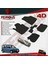 Volkswagen Caddy 4d Havuzlu Kauçuk Paspas 2004 2010 Siyah 2
