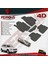 Volkswagen Tiguan 4d Havuzlu Kauçuk Paspas 2008 2015 Siyah 2