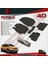 Renault Captur 4d Havuzlu Kauçuk Paspas 2013 ve Üstü Siyah 2
