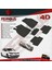 Renault Megane 3 4d Havuzlu Kauçuk Paspas 2010 2015 Siyah 2