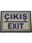- Yönlendirme Çıkış (Exit) 13X8.5 cm Büyük Boy 1