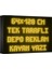 Depo Tabela Reklam Sarı Kayan Yazı LED Tabela 64 x 128CM Tek Taraflı Depo Reklam Tabela 1