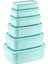 Saklama Kabı Seti 6'lı Set Mint Yeşili 1