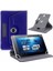 Lenovo Tab 7 Essential TB-7304F 7" Tablet Dönerli Standlı Tablet Kılıfı ve Nano Ekran Koruyucu Lacivert 2
