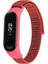 Xiaomi Mi Band 3 4 5 6 Hasır Kumaş Örgü Spor Kordon Kayış 1