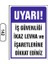 Iş Güvenliği Ikaz Levha Işaretlerine Dikkat Ediniz Uyarı Levhası 25 x 35 cm 1