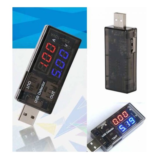 Wozlo USB Voltmetre USB Ampermetre USB Akım Ölçer Çift Fiyatı