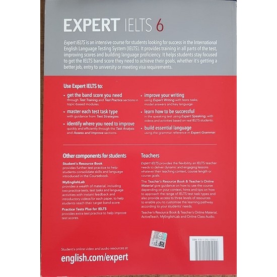 Pearson Education Yayıncılık Expert IELTS Band 6 Coursebook Kitabı