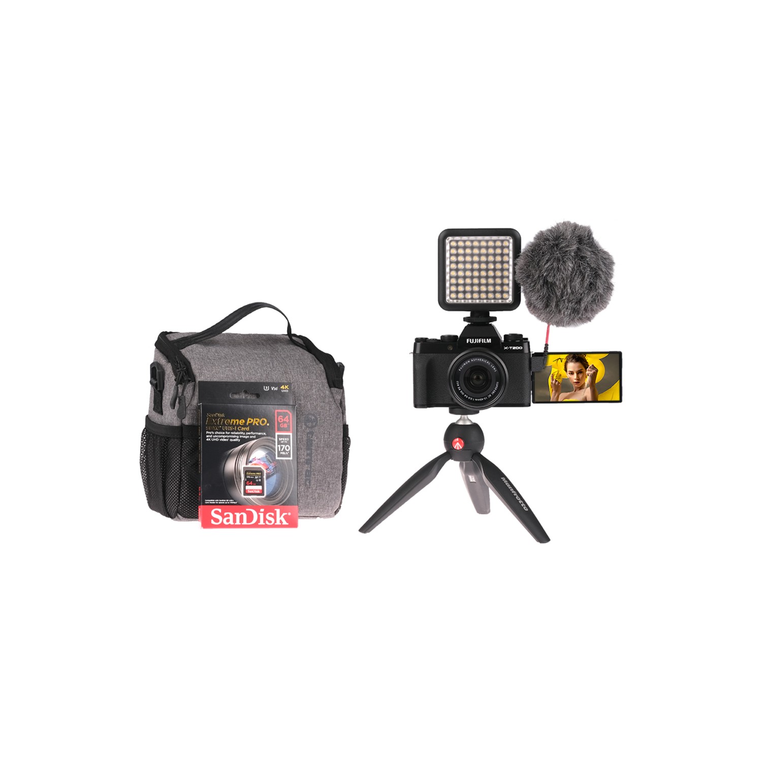 fuji xt200 vlogger kit