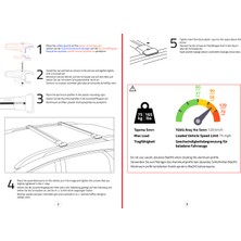 Omad Ford Connect 1 2002-2014 Ara Atkı Tavan Barı-Gri