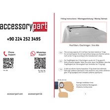 Omad Vw Passat B6 Sw 2005-2010 Ara Atkı Tavan Barı-Gri