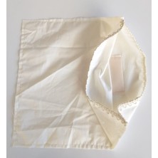 Angel Çanta Aksesuar Fermuarsız 38X38 cm Dikilmiş Astar Krem